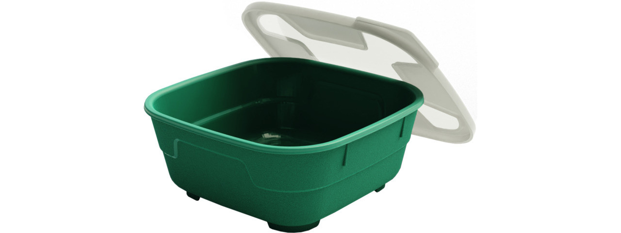 GoodBowl Tiny 5er Set 0,55 l / 142 x 142 x 61 mm grün